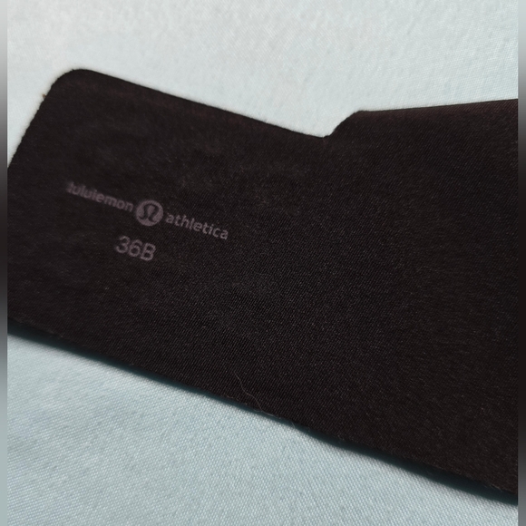 Lululemon Athletica Bra Size 36B Lulu Black Support Seamless Bra Top T-shirt 36 - Picture 5 of 5
